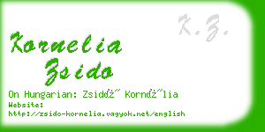 kornelia zsido business card